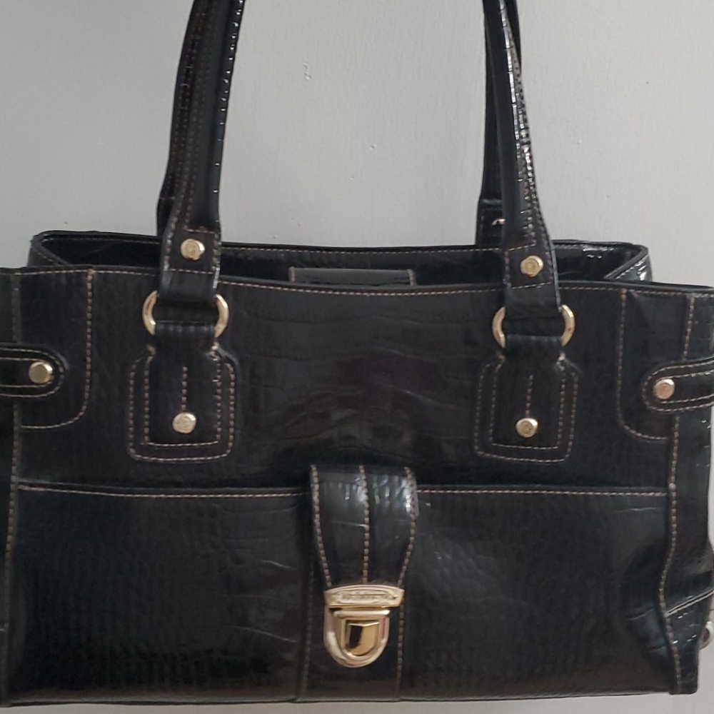 Liz Claiborne bag Croco embossed shoulder purse shoulder bag